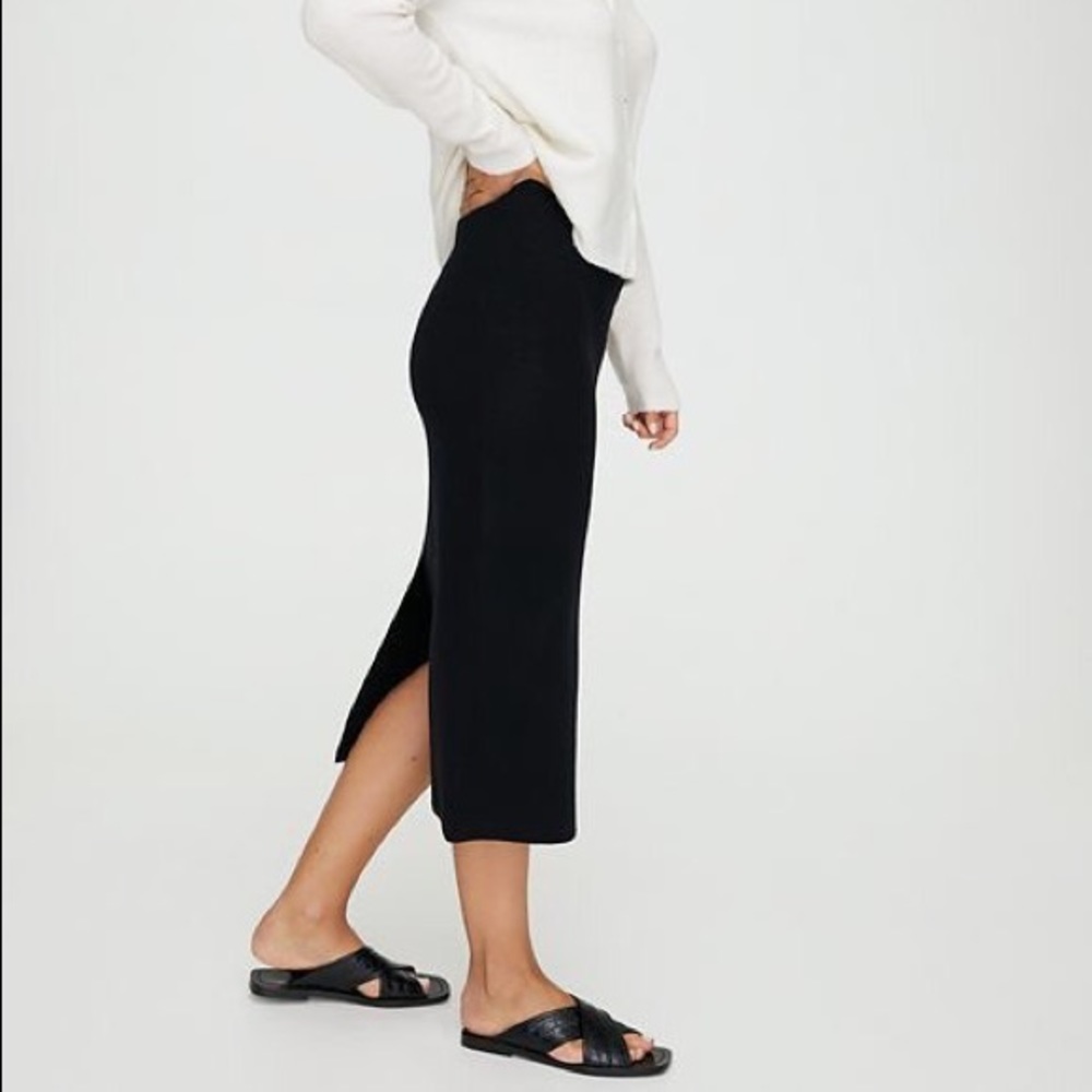Free People High Waist Jersey Skirt